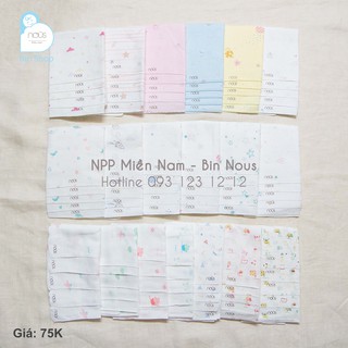 Set 5 khăn sữa Nous hành tinh