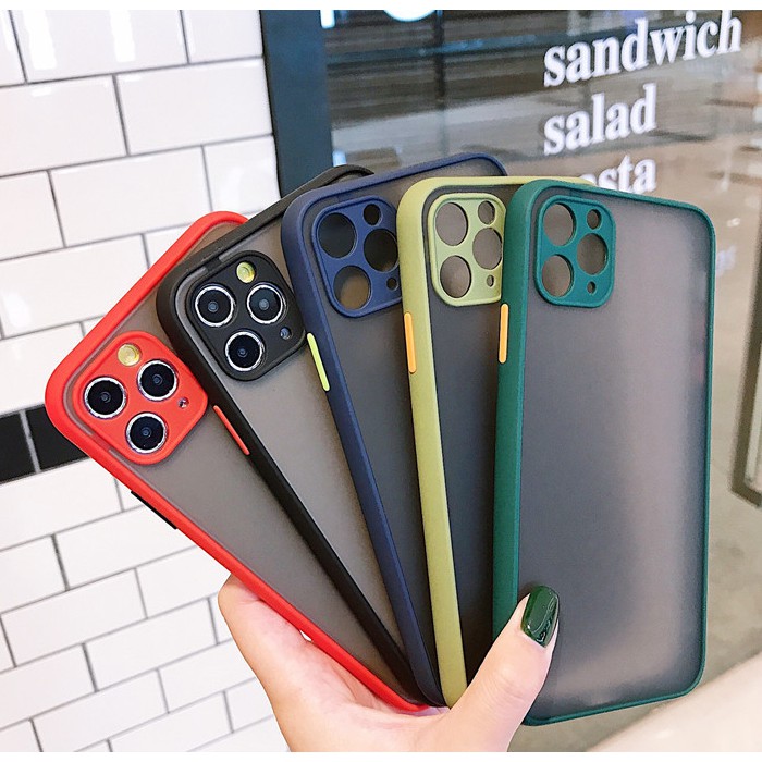 Ốp Điện Thoại Nhám Trong Suốt Chống Sốc Cho Iphone 11 / 12 11pro Max Xs Max Xr Se2 7 8 Plus | BigBuy360 - bigbuy360.vn