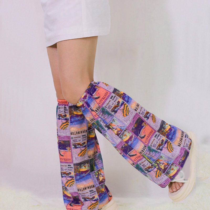 Tất Ống Chân Giữ Ấm Khi Tập Yoga / Nhảy Múa Phong Cách Thập Niên 80