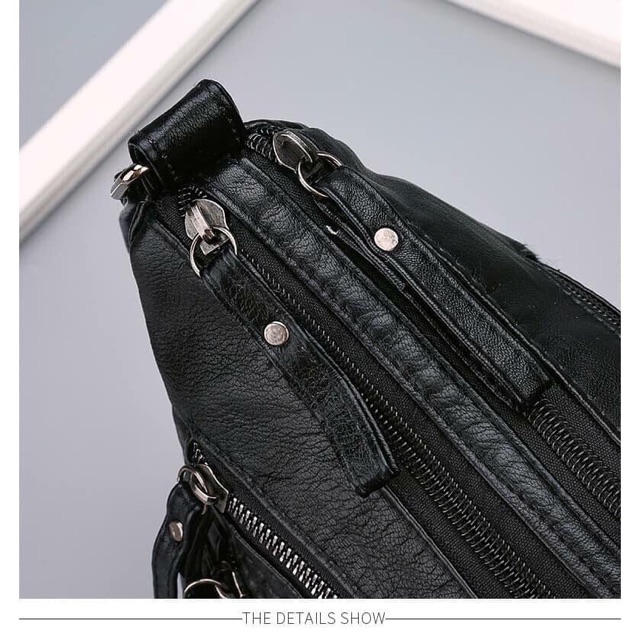 Túi da dê mix màu size 27cm cực chất