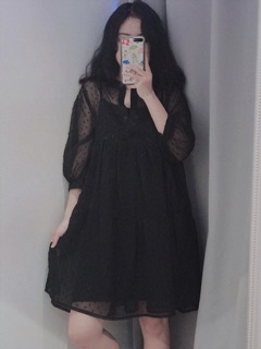 BB Dress Đầm babydoll tầng cổ trụ