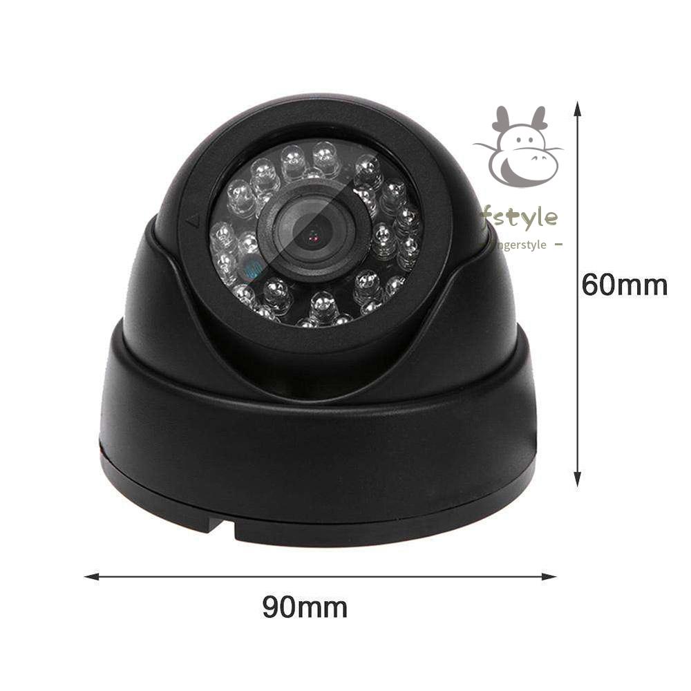 Camera an ninh 24 bóng LED IR AHD HD 720P 1080P 1.0MP 2.0MP màu đen | BigBuy360 - bigbuy360.vn