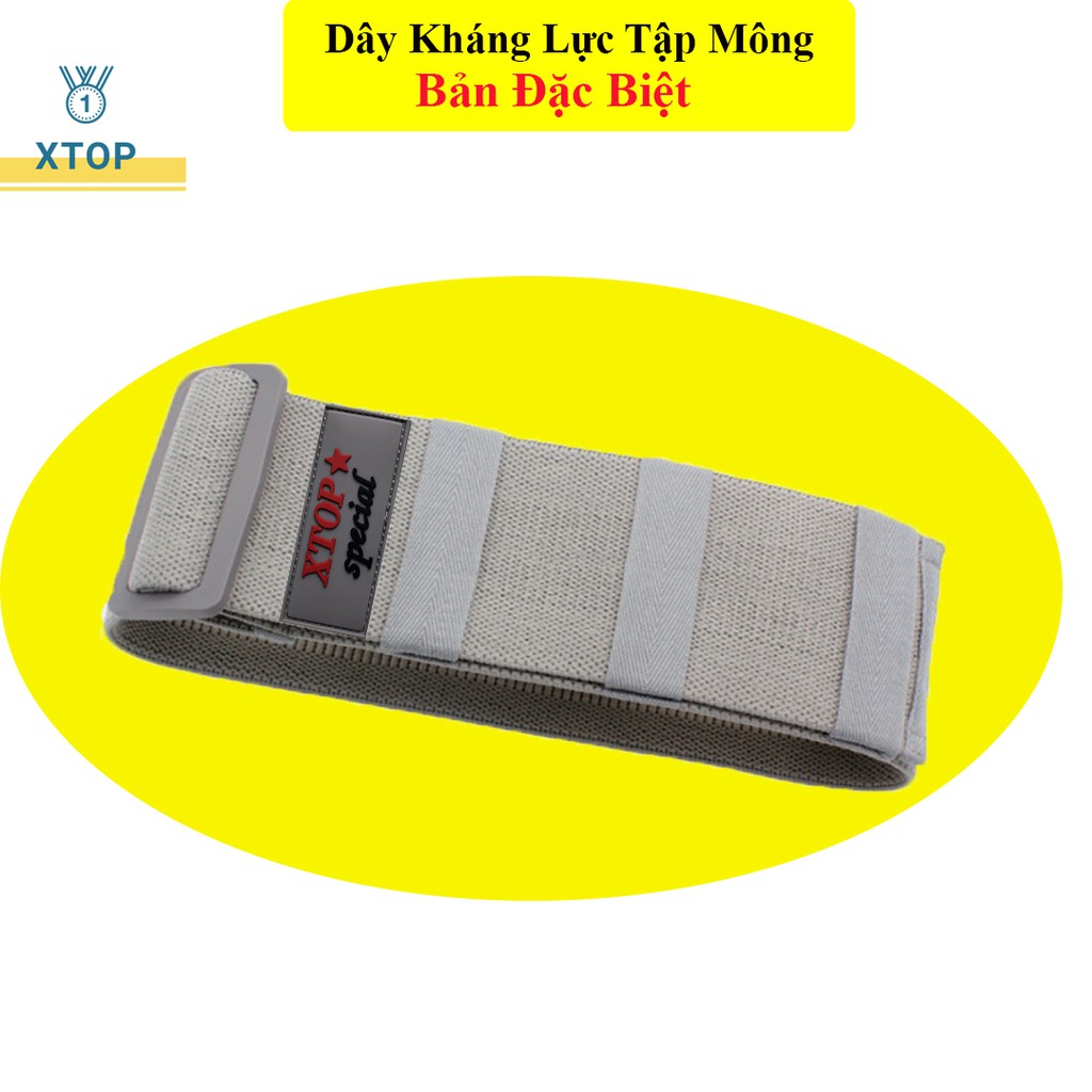 Dây Kháng Lực, Dây Miniband Đặc Biệt Có Khóa Điều Chỉnh Tiện Lợi Tập Chân Mông Hiệu Quả XTOP 3606