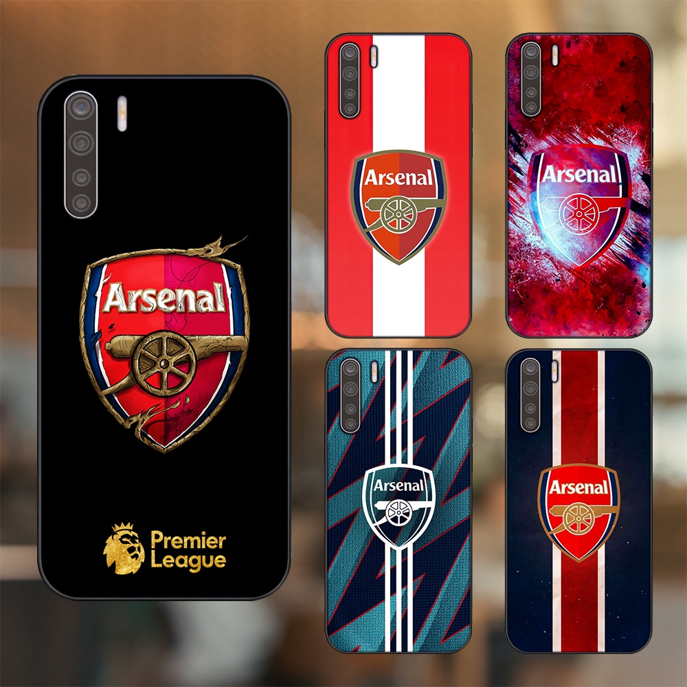 Ốp lưng Oppo A91, Reno 3 viền đen in hình Arsenal FC