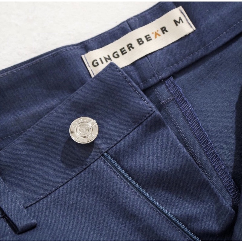 GingerBear - Quần Shorts Lưng Cao - Blue Chesee Shorts ( Có Ảnh Chụp Tại Cửa Hàng )