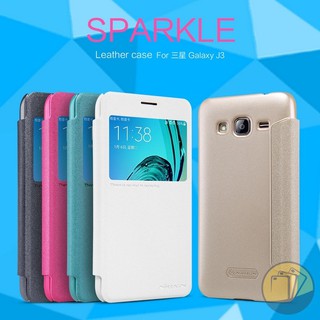 Bao da Galaxy J3 hiệu Nillkin Sparkle