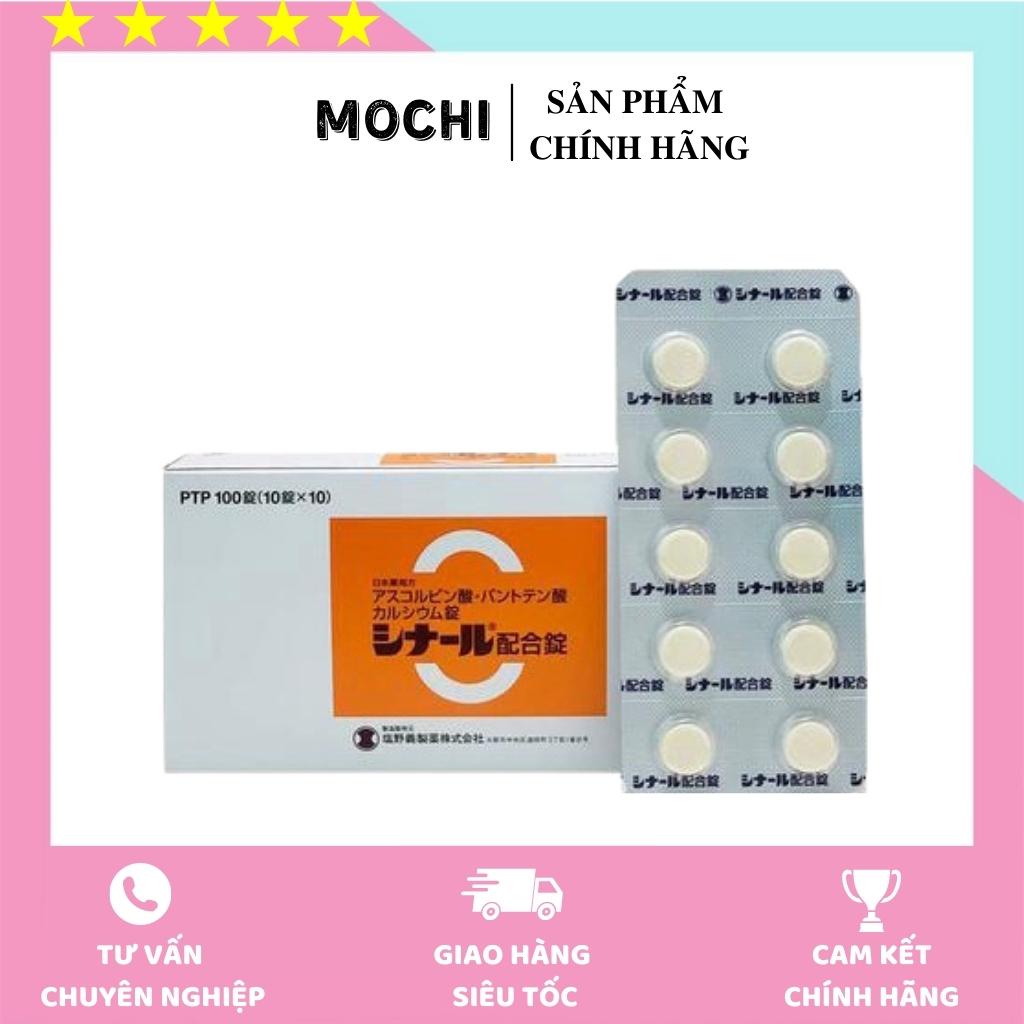 Viên Uống Vitamin C Trắng da, Mờ thâm nám Cinal C 100 viên - Nhật Bản