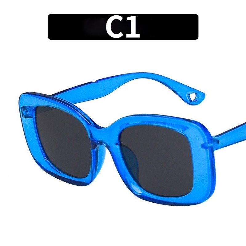 Kính Mát Gọng Vuông Cỡ Lớn Phong Cách Âu Mỹ Thời Trang