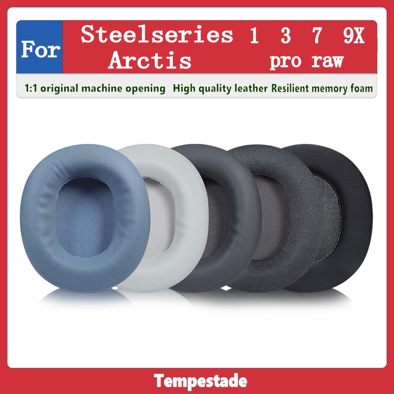 Vỏ Bọc Đầu Tai Nghe Bằng Da Cho Tseries Steelseries Arctis 1 3 7 9x pro raw M50X M40 Ốp
