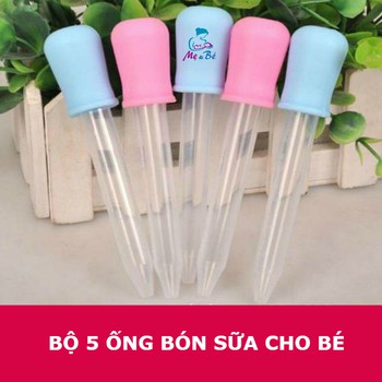 Combo 5 Ống Hút Sữa, Bón Thuốc Cho Bé (Loại To)