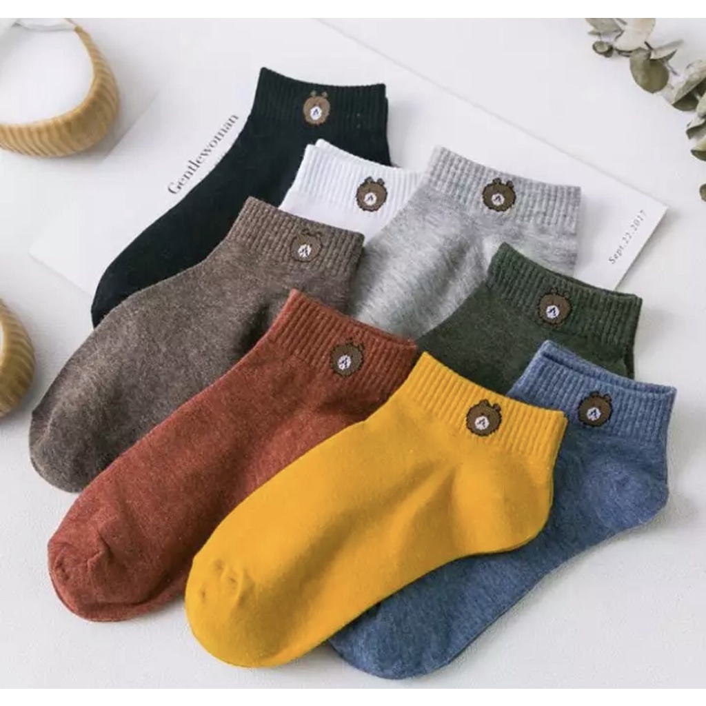 Combo 10 đôi vớ cotton gấu và bông cúc lựa chọn , bảo đảm tốt không nhão, kiểu dáng thời trang