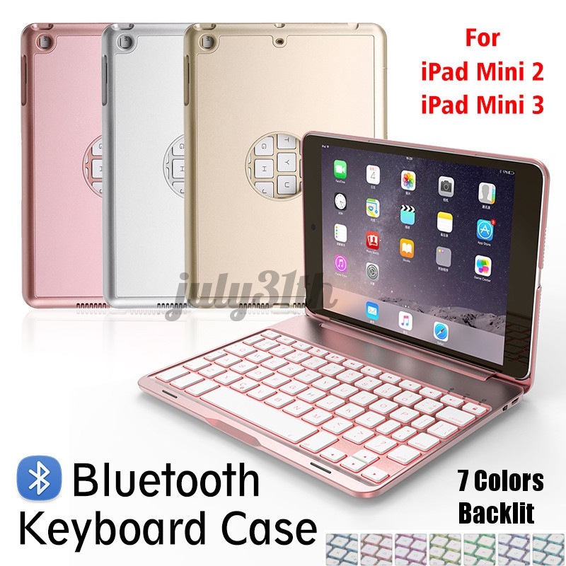 Bao Da Kèm Bàn Phím Bluetooth Cho Ipad Mini 2 3