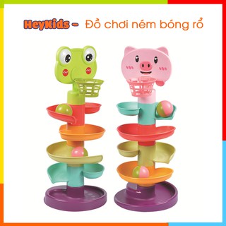 Đồ chơi ném bóng rổ cho bé vận động, đồ chơi nhựa dễ thương
