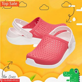 dép cross cho bé💖FREESHIP💖dép cross cho bé hồng neon DEPCROSSKID22 tặng thêm 6 jibitz cài dép cross