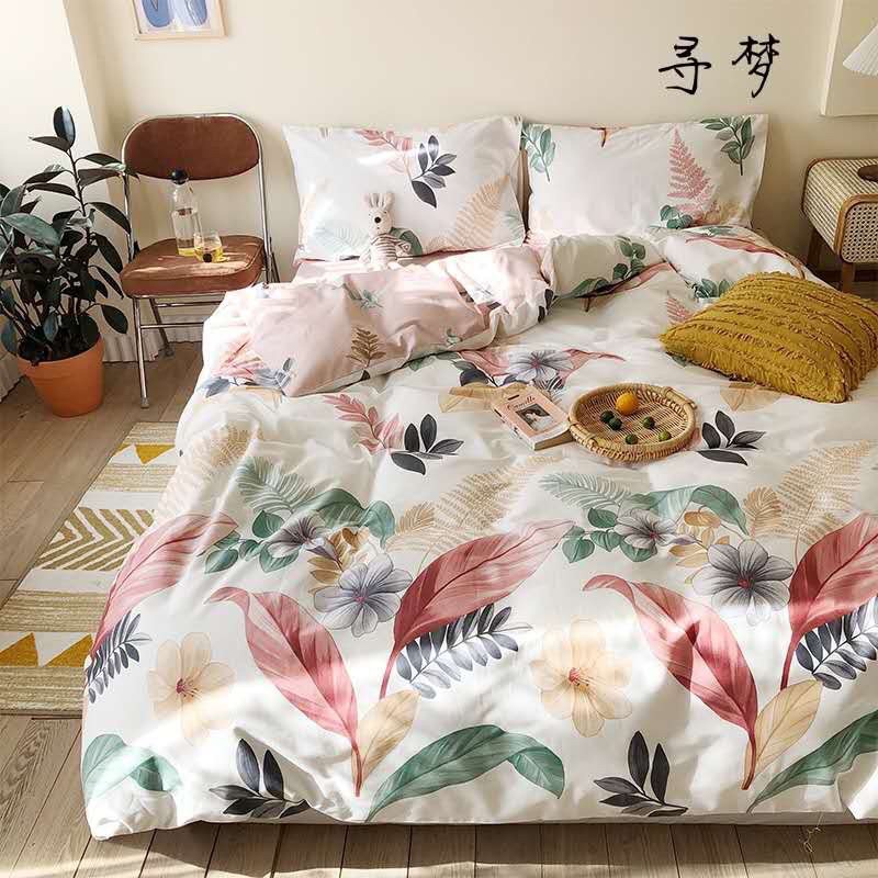 BỘ DRAP, 2 ÁO GỐI NẰM + 1 áo gối ôm cotton DOLCE ORGANIC 160*200+20CM hoặc 180