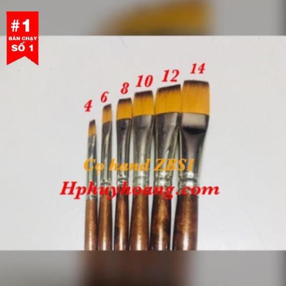 CỌ VẼ HAND ĐẦU VUÔNG ZBS1