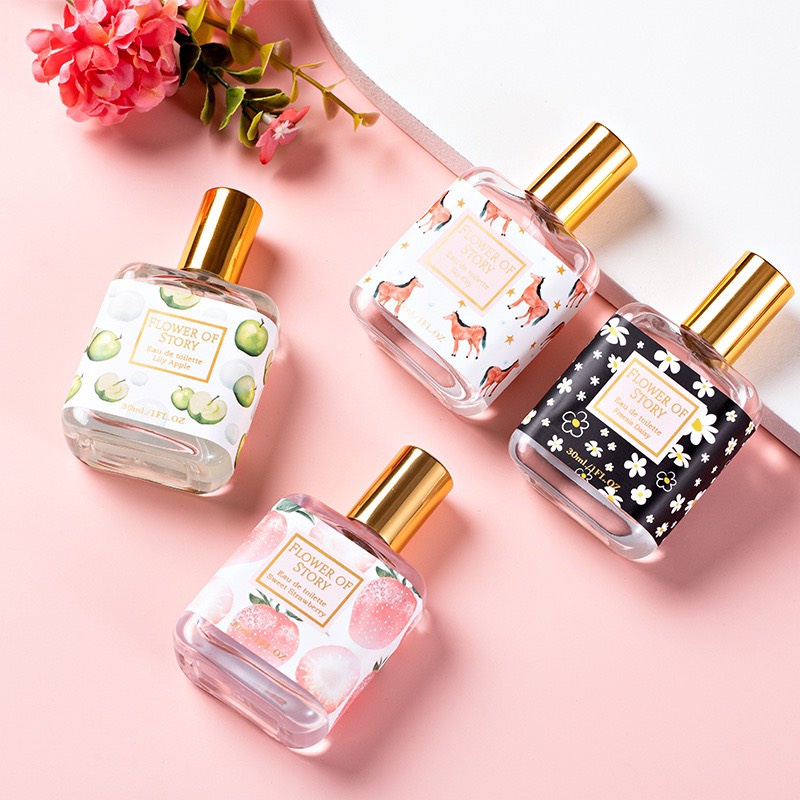 Nước hoa nữ hương vị trái cây hộp siêu cute 30ml0