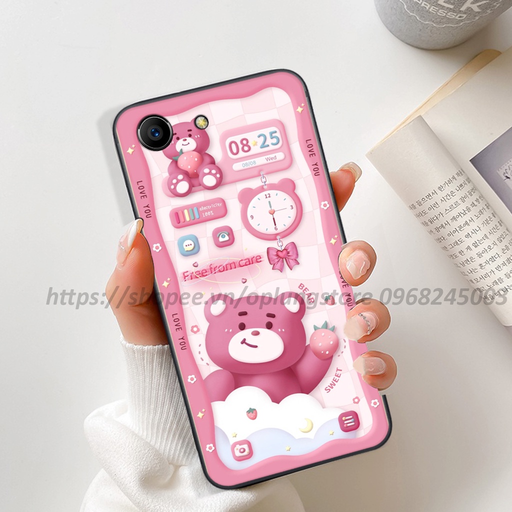 Ốp lưng oppo F3 / A77/ A39/ A57/ F3 Lite/ A33/ Neo 7 in hình 3D gấu,thỏ cute dễ thương