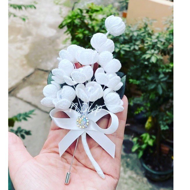 Hoa Linh Lan cài áo cao cấp-nhiều màu