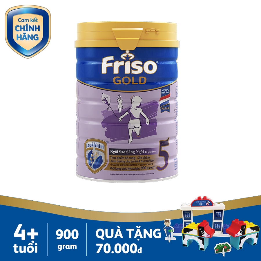 Sữa bột Friso Gold 5 900g tặng quà