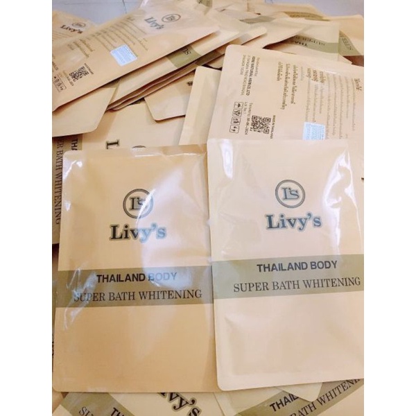 Tắm Ủ Trắng Body LiVy's vàng