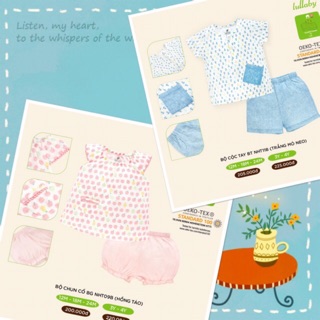 Bộ vải xô 2 lớp nhật bản Lullaby