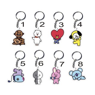 MÓC KHÓA BT21 BTS MẪU 1