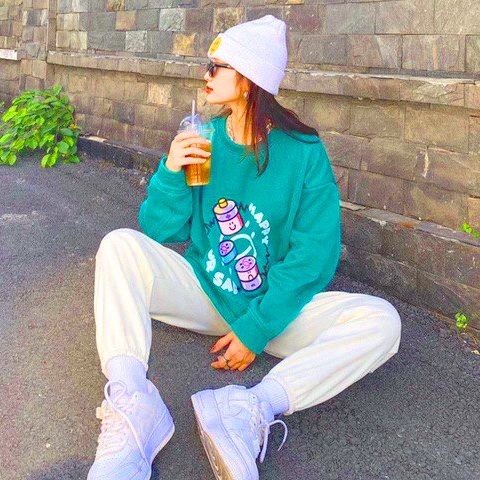 Áo Nỉ Hns PEONYB Nữ [FREESHIP] 🌸 Sweater form rộng tay bồng phong cách vintage, nỉ hoodie in hình đẹp cá tính Ulzzang 🌸 | BigBuy360 - bigbuy360.vn