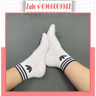Tất adidas cổ ngắn chất cotton co dãn 4 chiều hàng vnxk