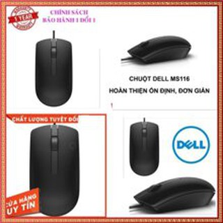 Chuột máy tính Dell MS116 - Chuột máy tính có dây Dell MS116 Chính hãng BH 12T