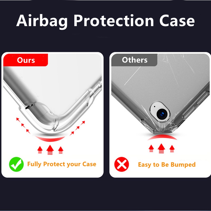 Dllencase Bao Da Máy Tính Bảng Kèm Ngăn Đựng Bút Cho Compatible For iPad 2021 Pro 11 2019 2020 10.2 7/8th Generation 2018 9.7 5/6th Mini 4 5 Air 4 10.5 10.9 A278