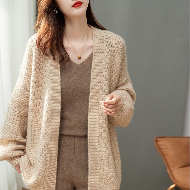 Áo len cadigan nữ tay bồng 2022