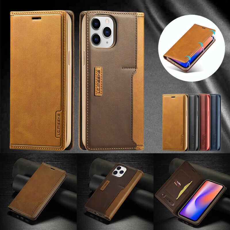 Bao da điện thoại có khe đựng thẻ dành cho Iphone 12 Pro Max 12 Mini 11 Pro Max Ip 11 Pro Xr Xs Max | BigBuy360 - bigbuy360.vn