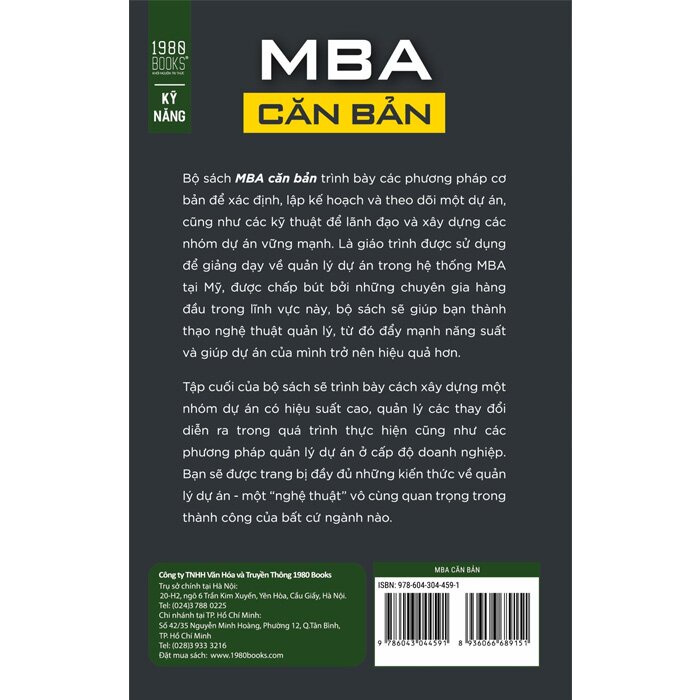 Sách - MBA Căn Bản - Xây Dựng Và Quản Lý Nhân Sự Hiệu Quả