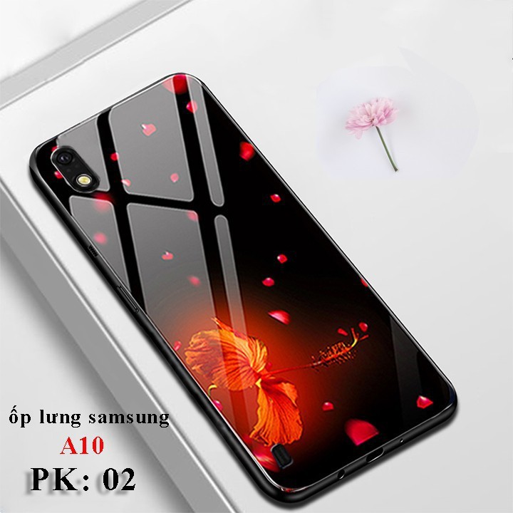 Ốp lưng A10, FREE SHIP ốp lưng Samsung A10 in hình 3D mặt kính 9H bền đẹp, Aha Case