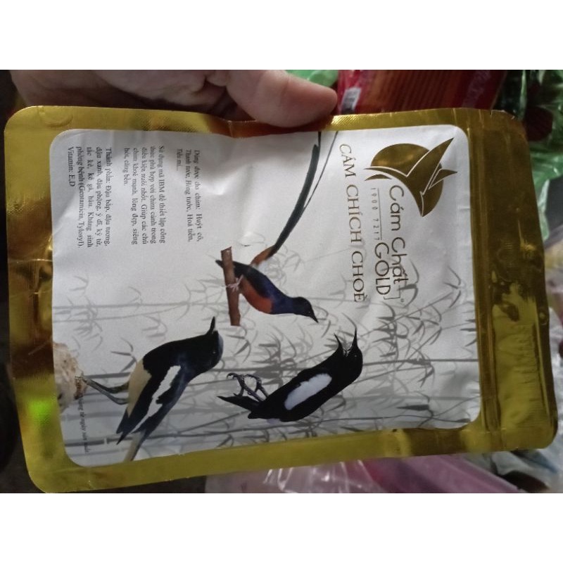 Cám chất Gold dành cho chim Chích Chòe Than - Lửa - Đất