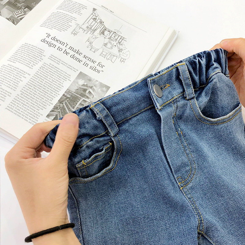 Quần Jeans Ống Loe Dành Cho Bé Gái