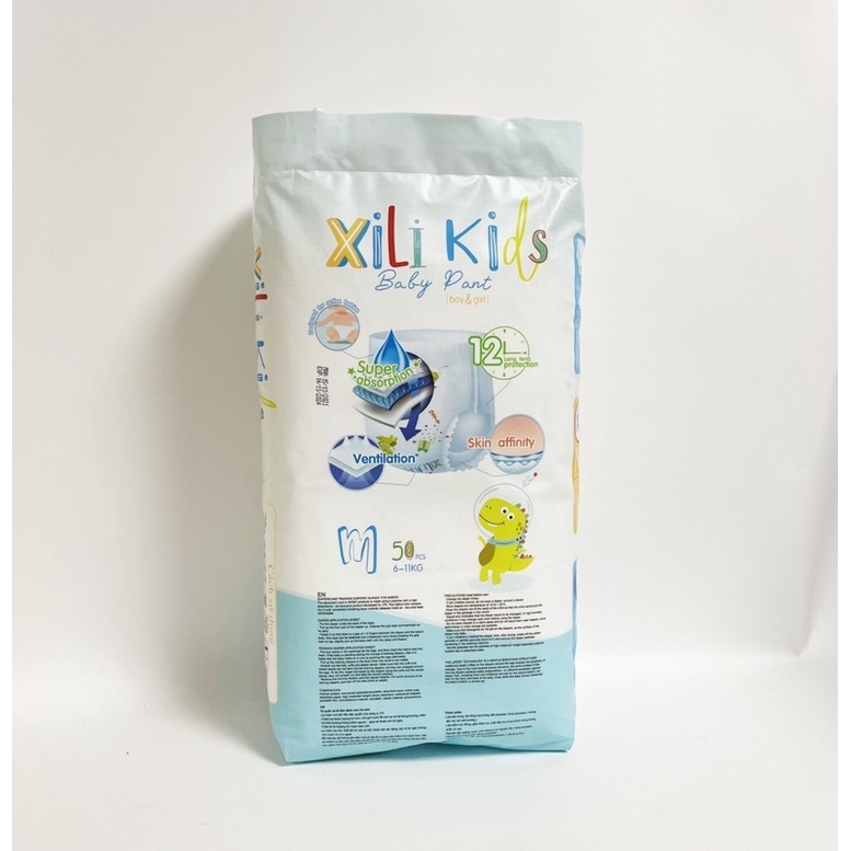 100 cái bỉm quần XILI KIDS size M L XL XXL XXXL