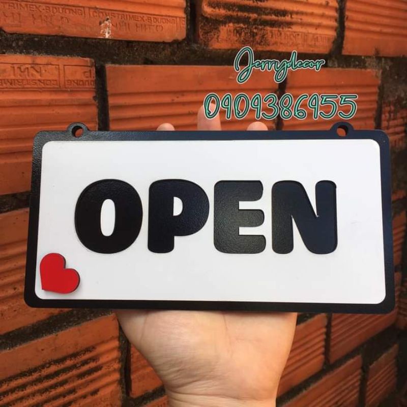 Bảng gỗ open_ close
