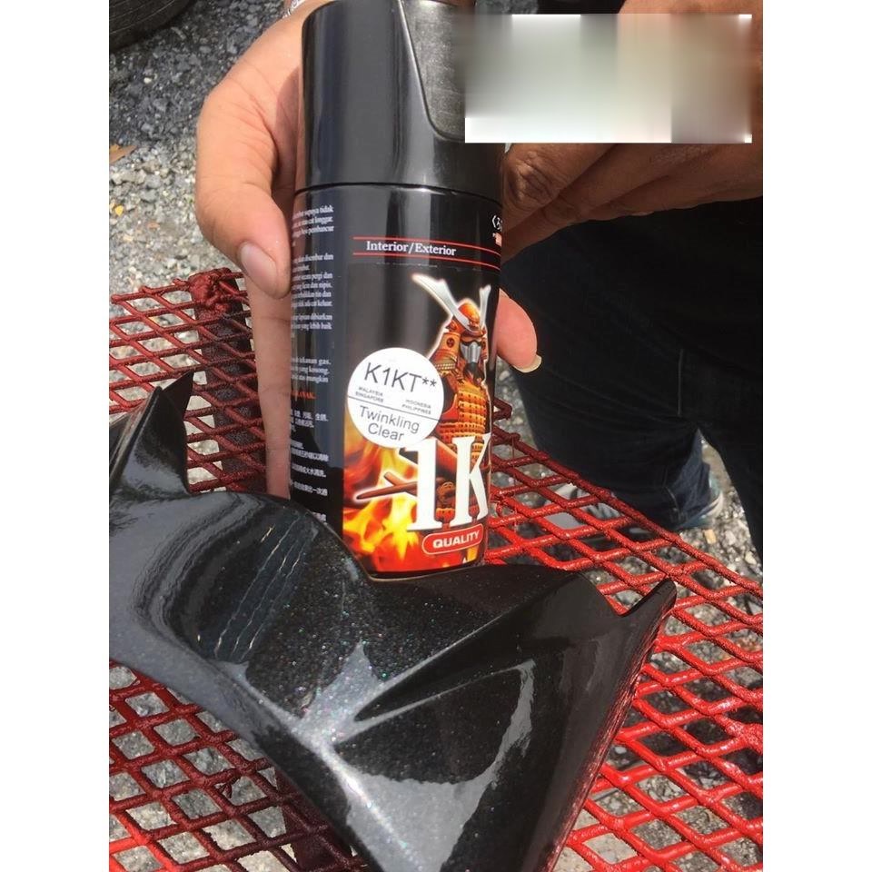 [COMBO] Sơn xịt Samurai màu 3D Khameleon - T808 + Bóng Ánh Kim K1KT , Dầu nhớt 20