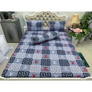 Bộ Drap Thun Hàn Quốc mát lạnh 4 món (Inbox nhiều mẫu lựa chọn)