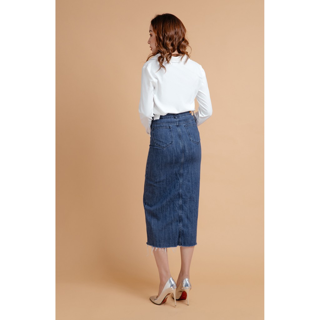 Chân váy Jean xẻ vạt trước - 20Again | BigBuy360 - bigbuy360.vn