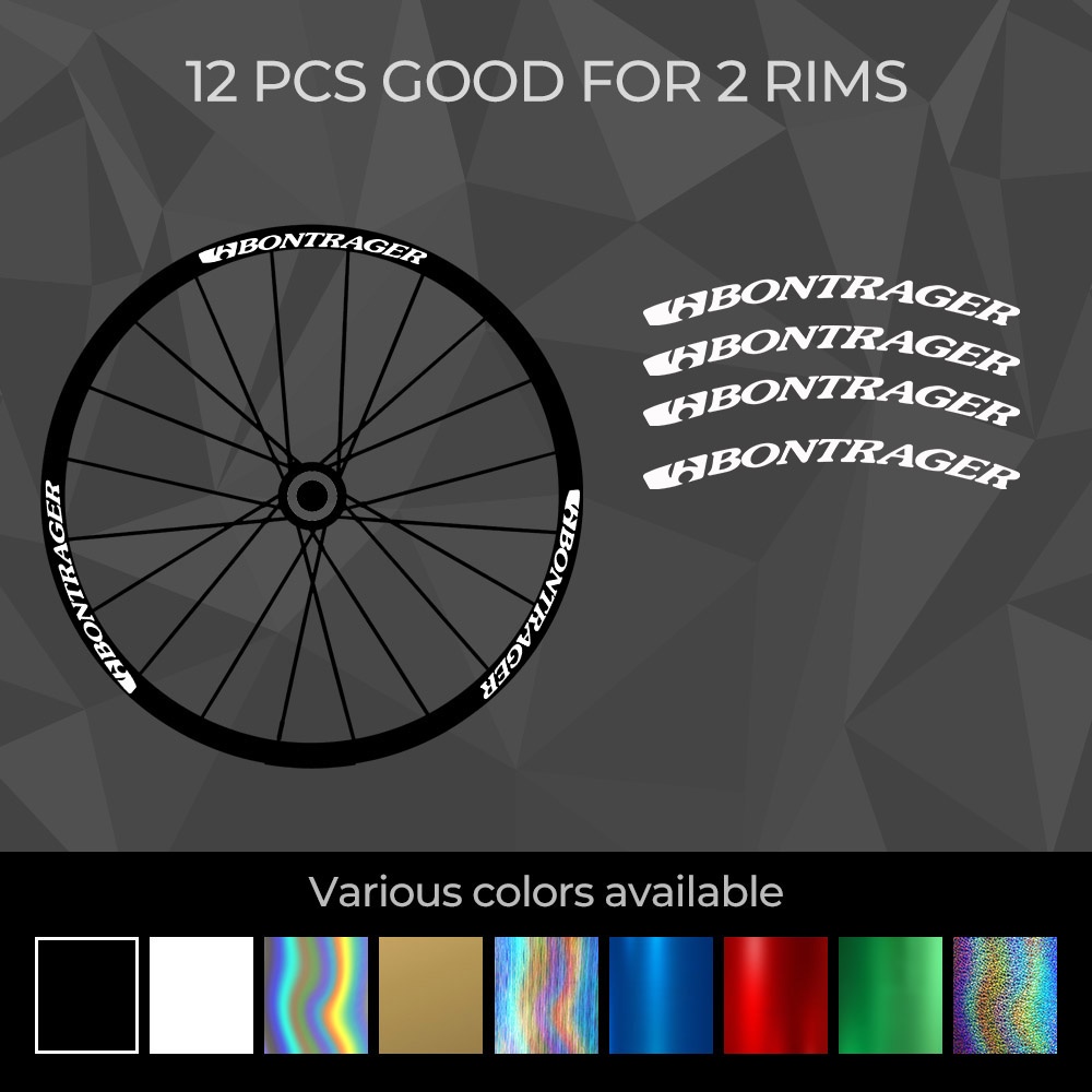 Decal Ba Chiều BONTRAGER Dán Vành Bánh Xe Đạp Leo Núi