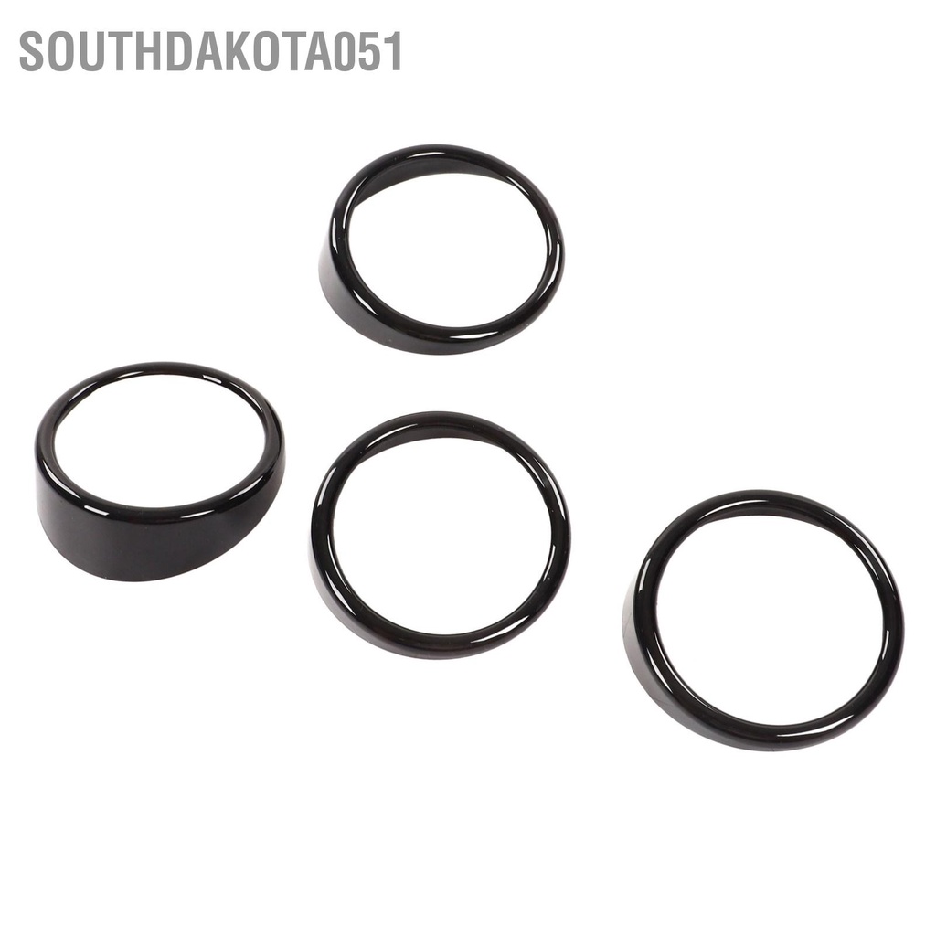 Southdakota051 4 cái Bảng điều khiển Điều hòa Không khí Cửa thoát Vòng trang trí Miếng dán thay thế cho Land Rover Discovery LR4 2010‑2016