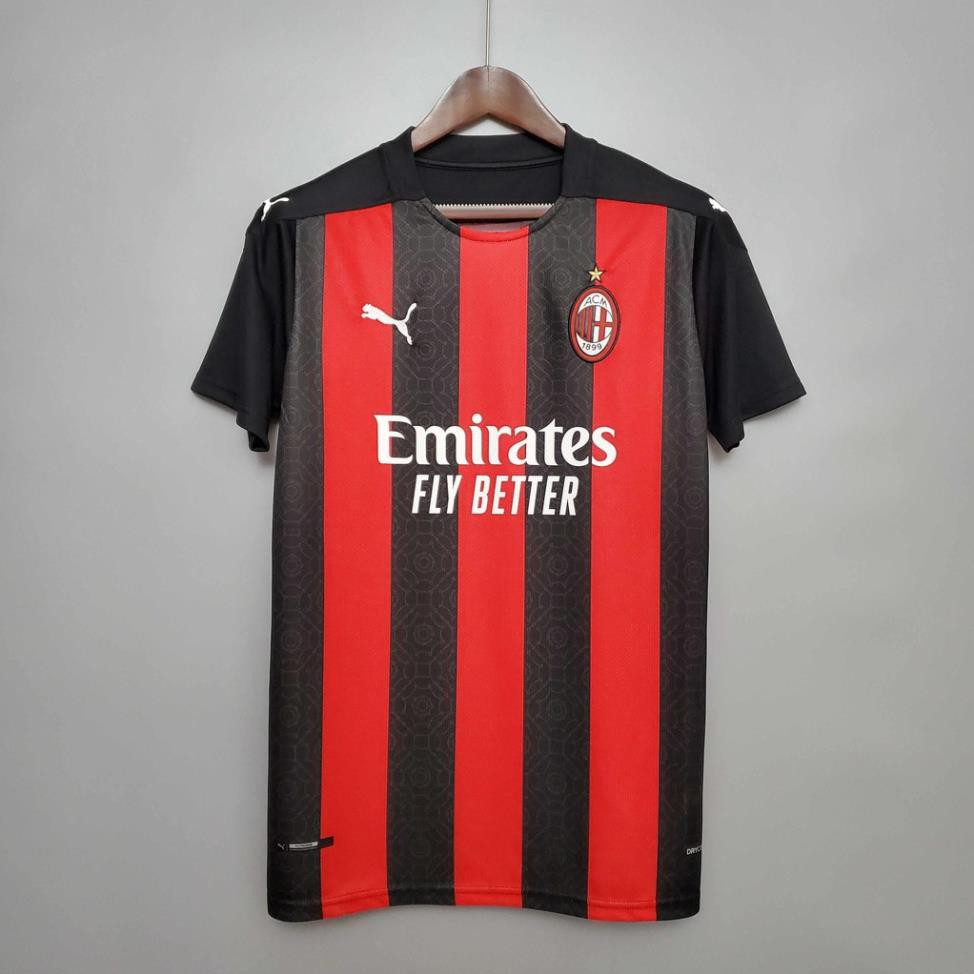 Áo đá bóng AC Milan sân nhà Thái Lan AAA 20/21 Size S-XXXL 🥇