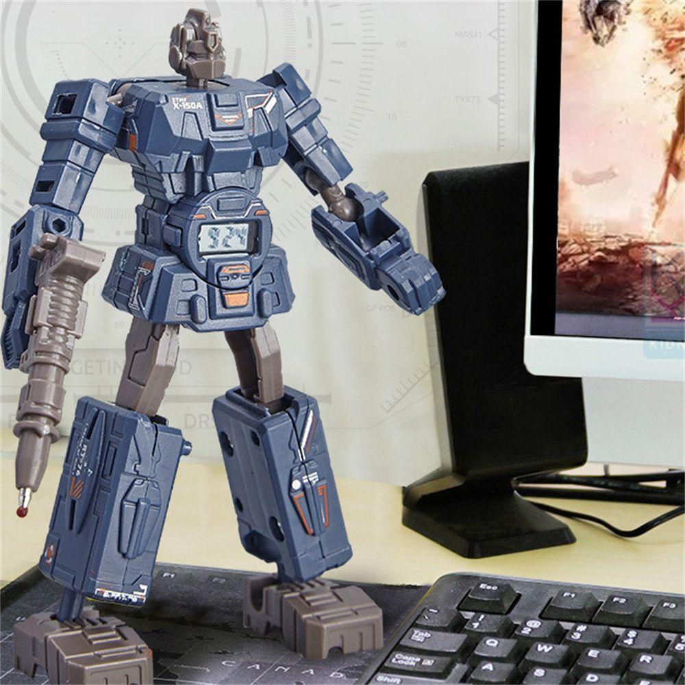 Đồ Chơi Robot Biến Hình Kèm Đồng Hồ Và Bút Viết Cho Bé