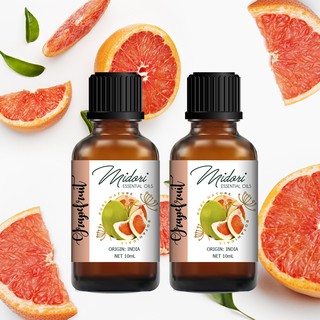 Combo 2 tinh dầu bưởi hồng midori ấn độ nguyên chất dung tích 10ml