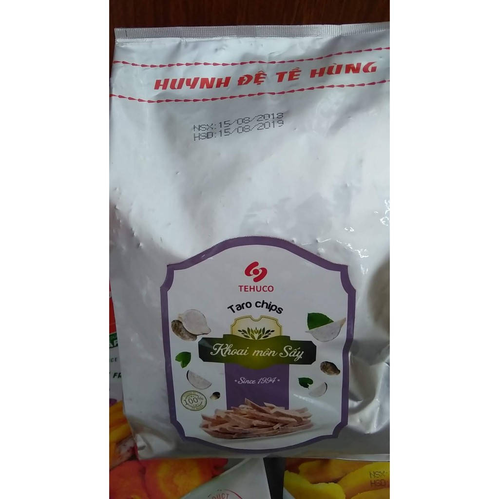 Trái cây, củ quả sấy khô Huynh Đệ Tề Hùng gói 500g