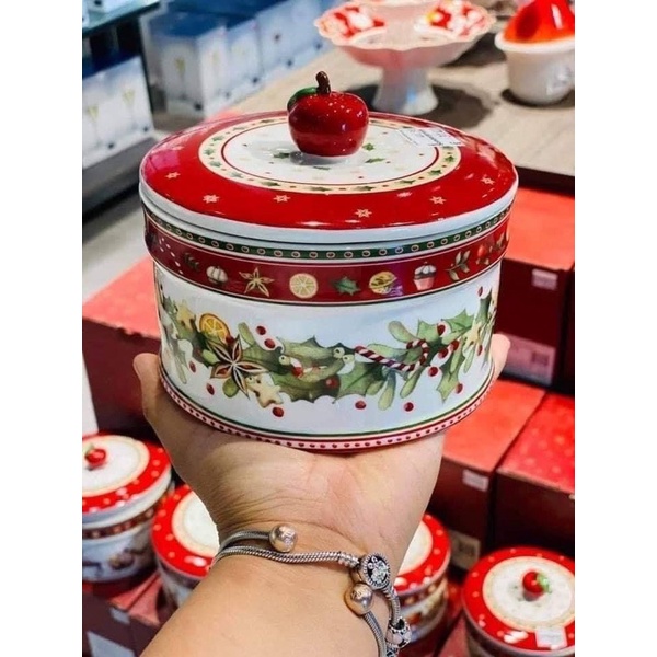 Hũ sứ villeroy boch noel