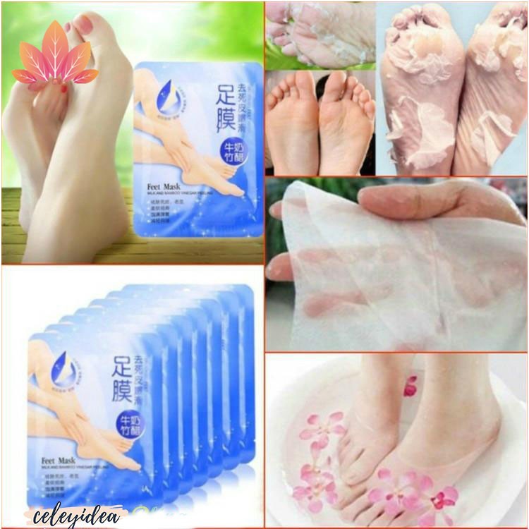 [Hàng mới về] Cặp mặt nạ chân thành phần sữa tre giấm